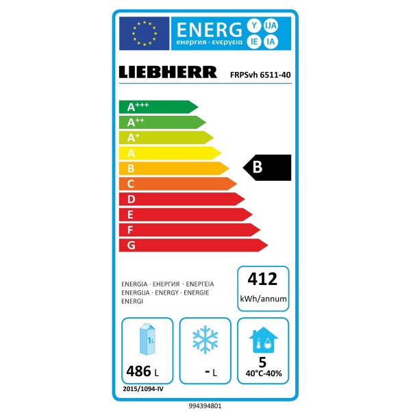 Liebherr Hűtőkészülék GN 2/1 keringőlevegő hűtéssel FRPSvh 6511-40 Liebherr Hűtőkészülék GN 2/1 keringőlevegő hűtéssel FRPSvh 6511-40
