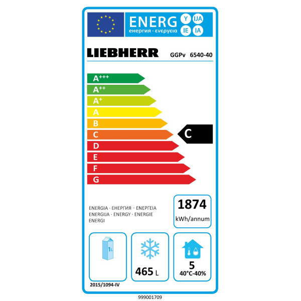 Liebherr GGPv 6540 Gefrierschrank - ProfiLine GN 2/1 Standard Gefrierschrank mit Luftmischung Liebherr GGPv 6540 Gefrierschrank - ProfiLine GN 2/1 Standard Gefrierschrank mit Luftmischung