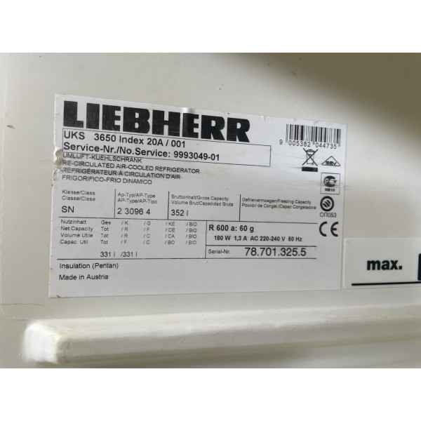 Liebherr UKS 3650 - Kühlschrank, Hintergrundkühler Liebherr UKS 3650 - Kühlschrank, Hintergrundkühler