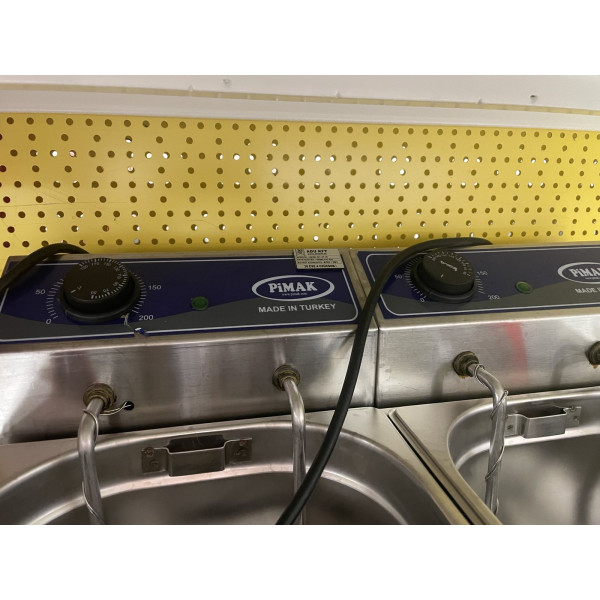 Pimak-Ölfritteuse - 2x5 Liter Pimak-Ölfritteuse - 2x5 Liter