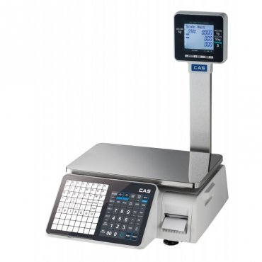 CAS CL3000 label printer, tower system scale 