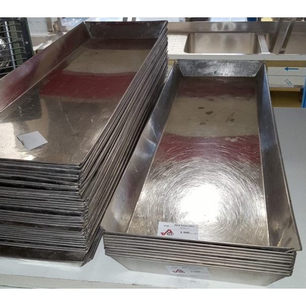 Edelstahl Fleischschalen - 29,5x89,5x6 cm Edelstahl Fleischschalen - 29,5x89,5x6 cm