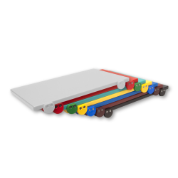 Műanyag vágódeszka - 50x30x2 cm - Fix erősített füllel Műanyag vágódeszka - 50x30x2 cm - Fix erősített füllel