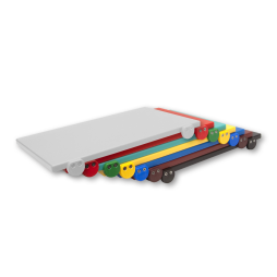 Műanyag vágódeszka - 50x30x2 cm - Fix erősített füllel