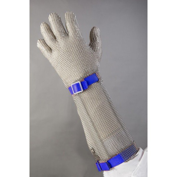 Alkarvédős chain glove Blue  Chain Gloves / Aprons