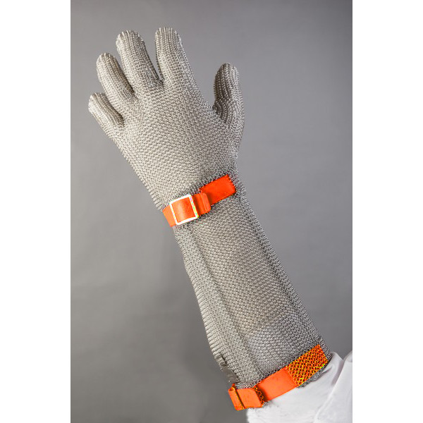 Alkarvédős Kettenhandschuh orange Alkarvédős Kettenhandschuh orange