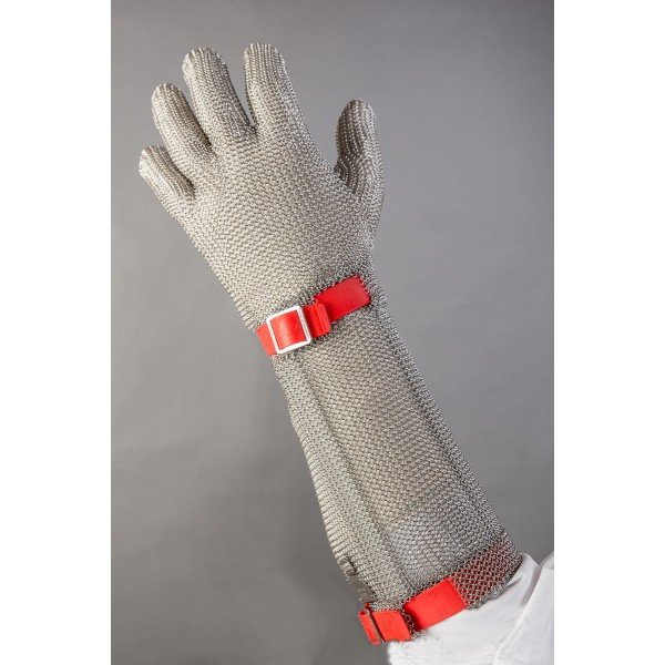 Alkarvédős chain Red Gloves  Chain Gloves / Aprons