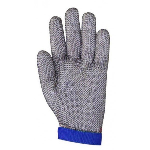 Tridentum Blue chain gloves   Chain Gloves / Aprons