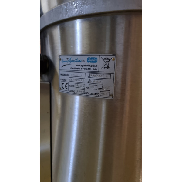 Agustoni Duplex Export 8 - Škrabka na zeleninu/Škrabku na zemiaky - 360 kg/hod. Agustoni Duplex Export 8 - Škrabka na zeleninu/Škrabku na zemiaky - 360 kg/hod.