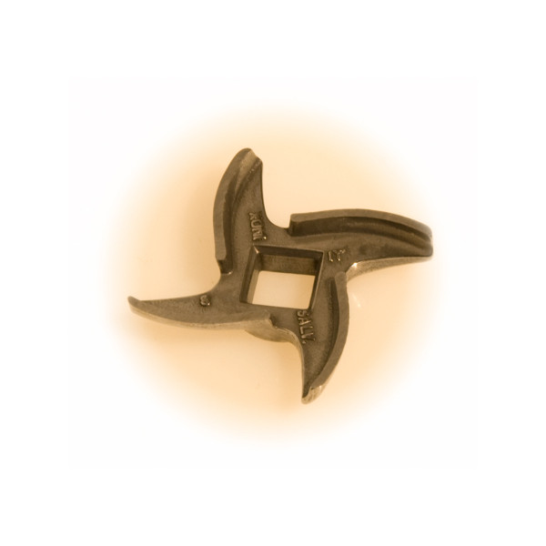 8 einseitig geschliffene Messer mit einem Fleischwolf 8 einseitig geschliffene Messer mit einem Fleischwolf