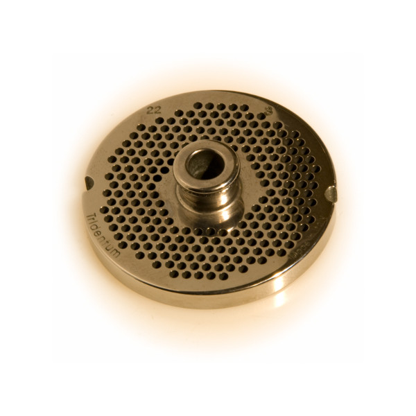 22 is a meat mincer grinder disc 3 mm in diameter