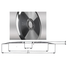 Slicer circular knife - ø250 mm Slicer circular knife - ø250 mm