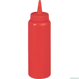 Szósz flakon 7 dl - piros