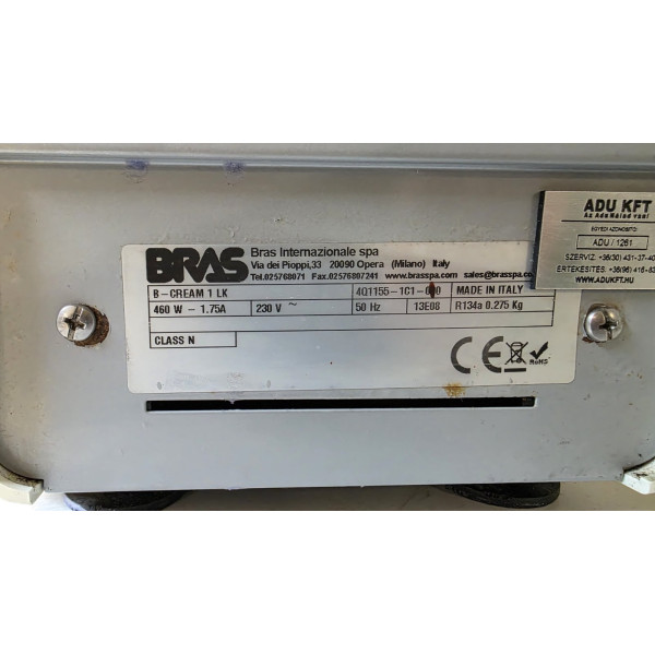 BRAS B-CREAM - 6 liter - Lágyfagylaltgép és frappé készítő