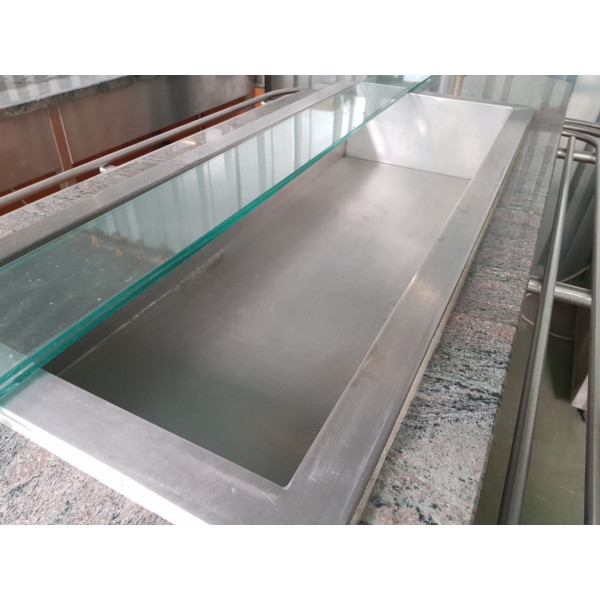 Granite Countertop Cold Storage Desk Granite Countertop Cold Storage Desk