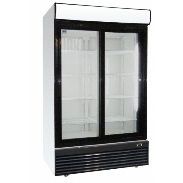LG-1000BFS Sliding glass door cooler Glass door fridges