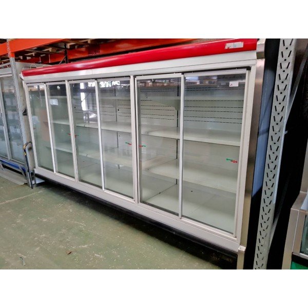 Glass door refrigerator with 6 doors Glass door fridges