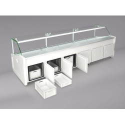 Igloo Jumbo 1.88 - Deli fridge - With large refrigerated bottom storage Igloo Jumbo 1.88 - Deli fridge - With large refrigerated bottom storage