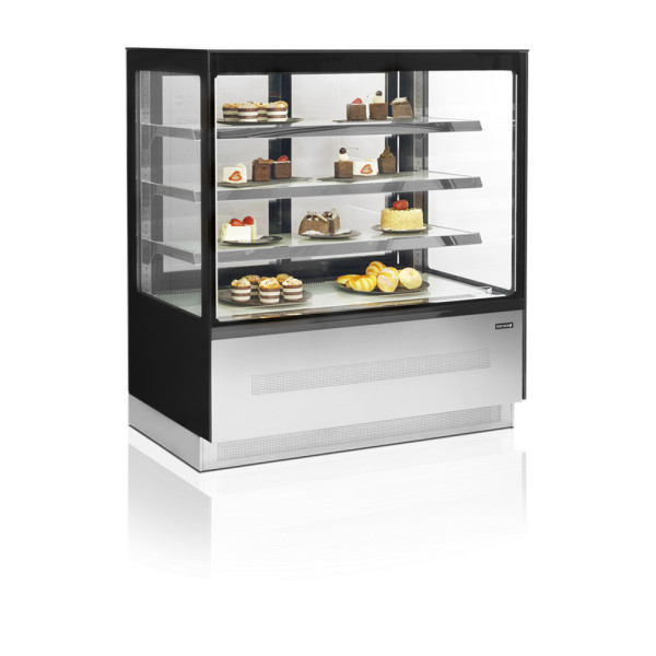 Tefcold - LPD1203F/BLACK - Pastry refrigerator, confectionery showcase refrigerator counter - 1205 mm / 530 liters Tefcold - LPD1203F/BLACK - Pastry refrigerator, confectionery showcase refrigerator counter - 1205 mm / 530 liters