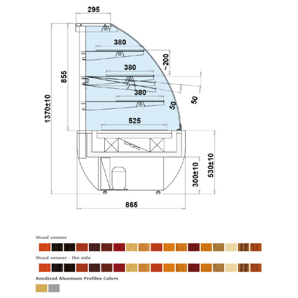 Igloo Jamajka 0,9 W - Kuchen Kühlschrank Igloo Jamajka 0,9 W - Kuchen Kühlschrank