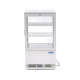 Maxima Refrigerator display case for cookies, can be placed on the counter, flat glass, 58 liters, white color