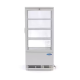 Maxima Refrigerator display case for cookies, can be placed on the counter, flat glass, 78L, white color