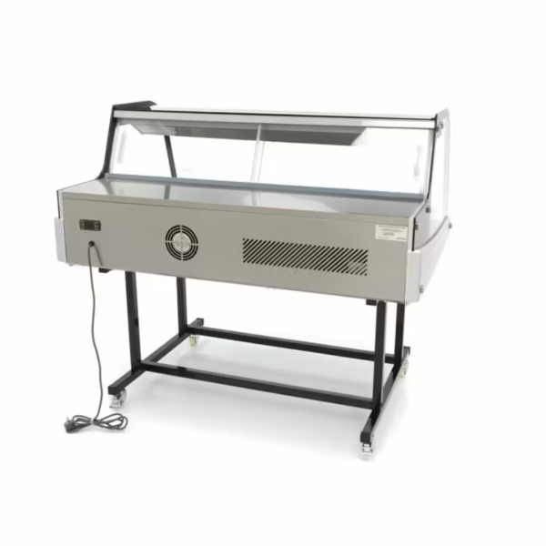 Maxima Refrigerated pastry case with stand - wheels - 125cm - 255L