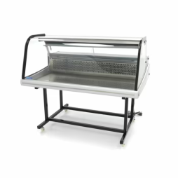 Maxima Süteményes hűtővitrin állvánnyal – kerekekkel – 125cm – 255L Maxima Süteményes hűtővitrin állvánnyal – kerekekkel – 125cm – 255L