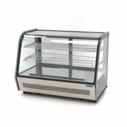 Maxima Biscuits refrigerated display case, can be placed on the counter, bent glass, 160L
