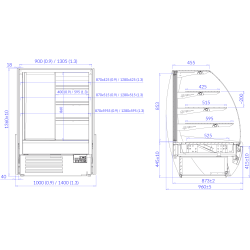 Igloo Kameleo 0.6 W - Cake cooler counter