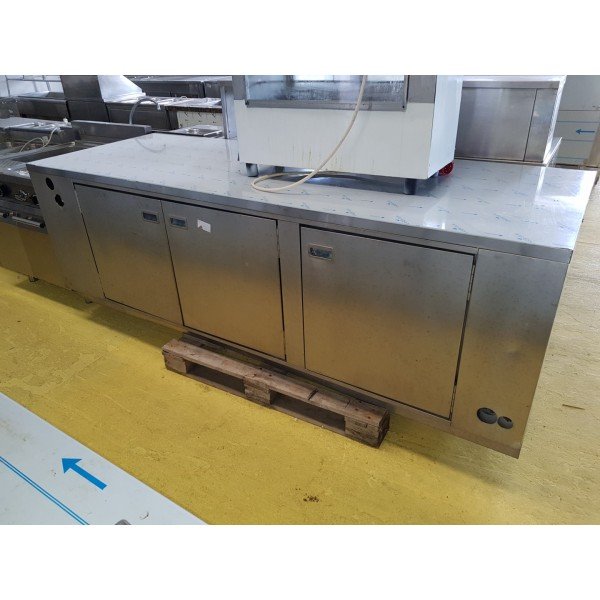 3-door shutter counter Refrigerated bench / table