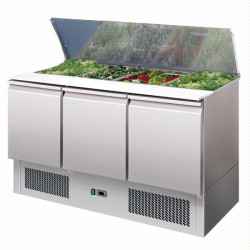 Forcold S903 3-dvere chladničky šalátový stôl, písací stôl Forcold S903 3-dvere chladničky šalátový stôl, písací stôl