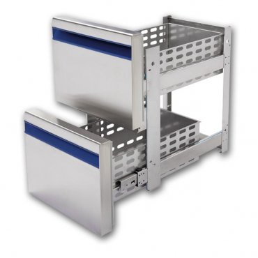 Drawer Set - with 2 drawers - Dalmec Refrigerated bench / table