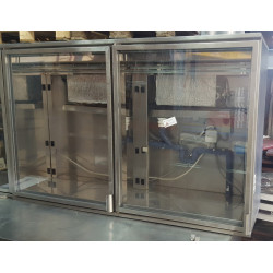 Inox two-door refrigerator sausage Inox two-door refrigerator sausage