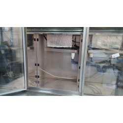 Inox two-door refrigerator sausage Inox two-door refrigerator sausage