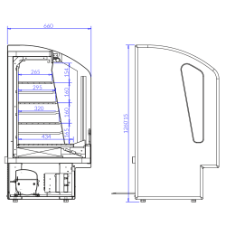 Igloo Max - chilled mini wall hanger - with internal cooling unit