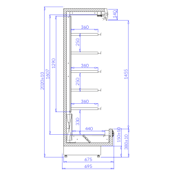 Igloo Paros 1.0 Chilled Wall Mounted -Installed Mechanical Design