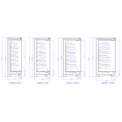Igloo Vario 1.25 80H, refrigerated wall mounted - install aggregator