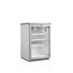 Tefcold BC85 mit Ventilator – Flaschenkühler – Unterbaukühlschrank mit Glastür 92 Liter – 75 cm hoch