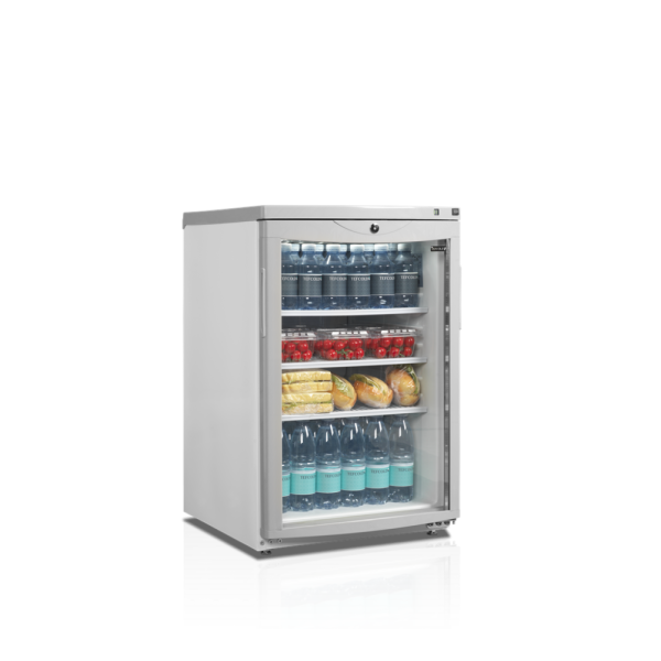 Tefcold BC85 mit Ventilator – Flaschenkühler – Unterbaukühlschrank mit Glastür 92 Liter – 75 cm hoch Tefcold BC85 mit Ventilator – Flaschenkühler – Unterbaukühlschrank mit Glastür 92 Liter – 75 cm hoch