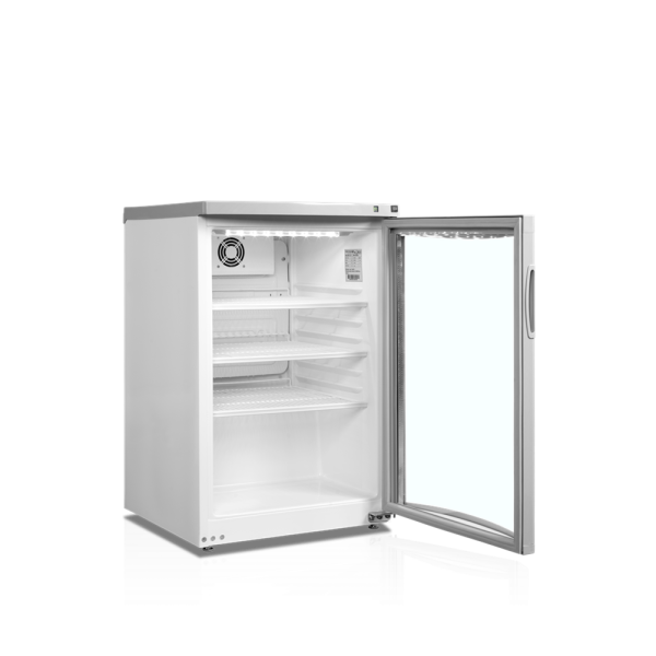 Tefcold BC85 mit Ventilator – Flaschenkühler – Unterbaukühlschrank mit Glastür 92 Liter – 75 cm hoch Tefcold BC85 mit Ventilator – Flaschenkühler – Unterbaukühlschrank mit Glastür 92 Liter – 75 cm hoch