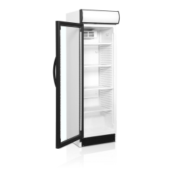 TEFCOLD CEV425CP 2 LED L/H – Kühlschrank mit Glastür, Getränkekühler, br. 345 Liter