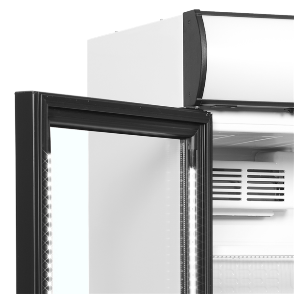 TEFCOLD CEV425CP 2 LED L/H – Kühlschrank mit Glastür, Getränkekühler, br. 345 Liter TEFCOLD CEV425CP 2 LED L/H – Kühlschrank mit Glastür, Getränkekühler, br. 345 Liter