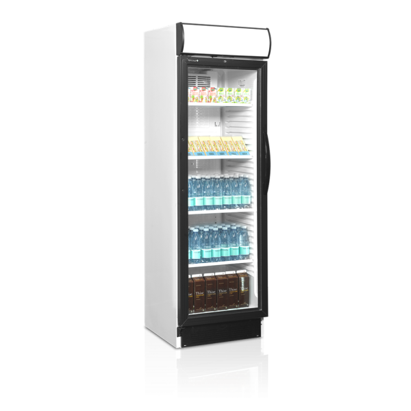 TEFCOLD CEV425CP 2 LED L/H – Kühlschrank mit Glastür, Getränkekühler, br. 345 Liter TEFCOLD CEV425CP 2 LED L/H – Kühlschrank mit Glastür, Getränkekühler, br. 345 Liter