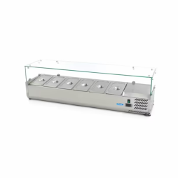 Maxima Feltéthűtő 150 cm - 6x1/3 GN - Leheletvédő üveggel Maxima Feltéthűtő 150 cm - 6x1/3 GN - Leheletvédő üveggel
