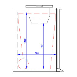 Tefcold WBC 240 Hulladékhűtő - 120 vagy 240 literes kukához