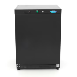 Maxima R 200 B Refrigerator, under counter, painted black design, 200L