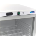 Maxima R 200 WG Üvegajtós hűtőszekrény, pult alatti, festett fehér kivitel, 200L Hűtők