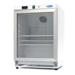 Maxima R 200 WG Chladnička so sklenenými dvierkami, pod pultom, lakovaná biela, 200L Maxima R 200 WG Chladnička so sklenenými dvierkami, pod pultom, lakovaná biela, 200L