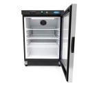 Maxima R 200 BG Üvegajtós hűtőszekrény, pult alatti, festett fekete kivitel, 200L Hűtők